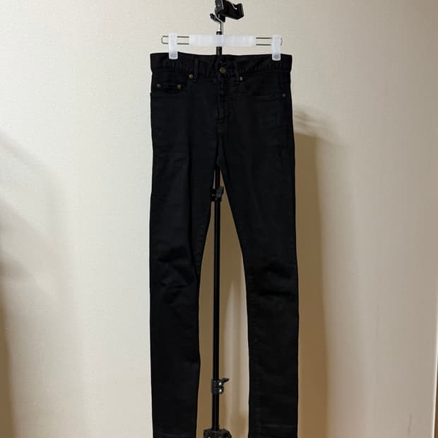 생로랑 14ss 블랙 데님