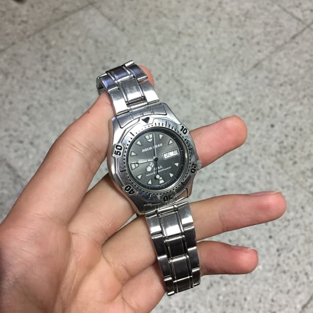 90s seiko alba aqua gear day-date