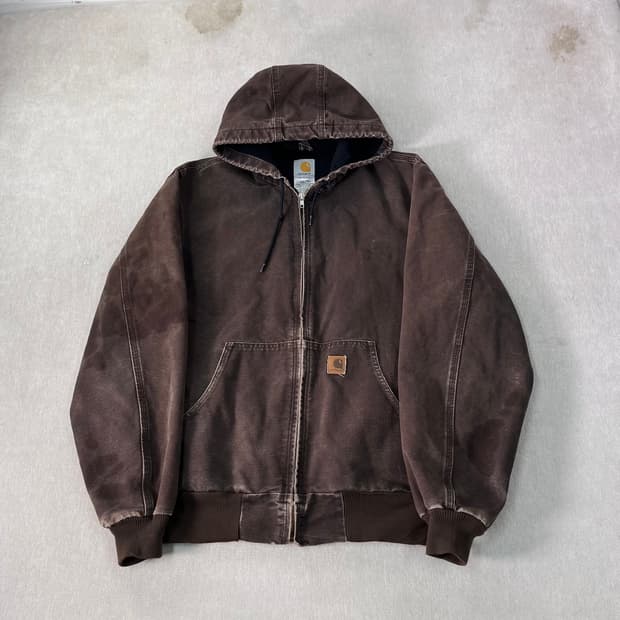 105 칼하트 j25 다크브라운 워크자켓