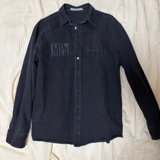 플라스틱프로덕트 데님셔츠