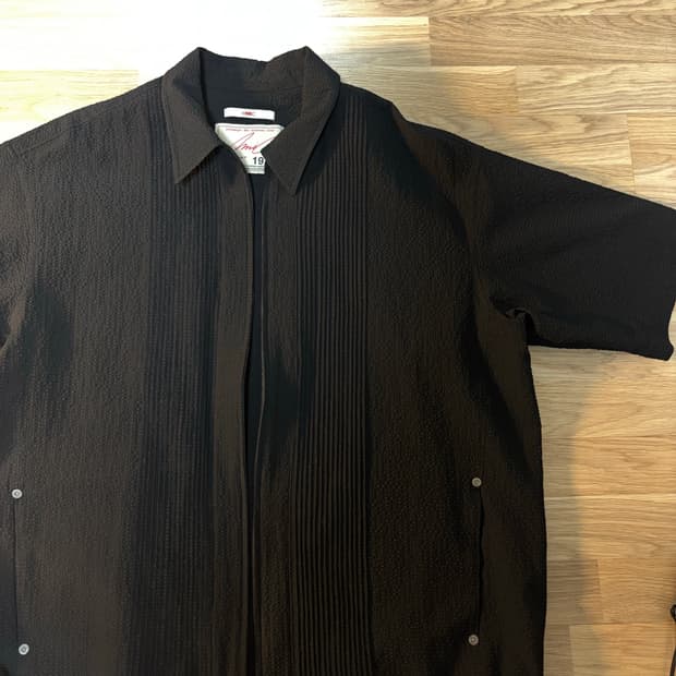 엠엠아이씨 mmic 집업셔츠 블랙