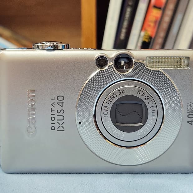 캐논 익서스 IXUS 40 은색 빈티지 디카