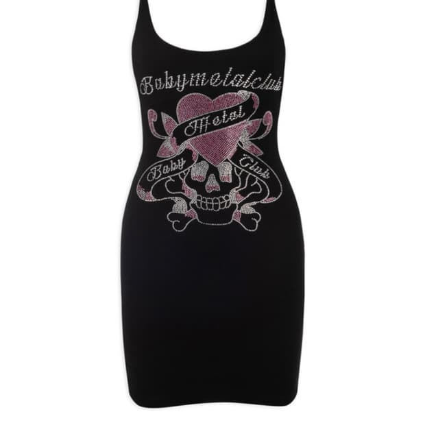 베이비메탈클럽 트윙클 스컬 원피스 베메클 Babymetalclub