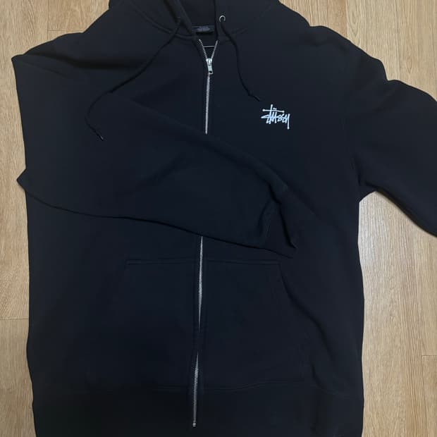 스투시 베이직 후드집업 XL