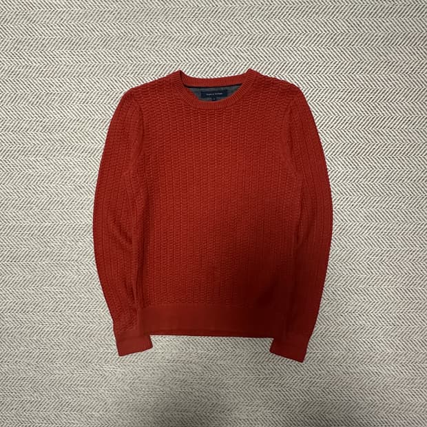 TOMMY HILFIGER cotton knit sweater