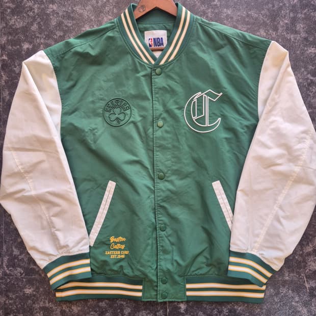 NBA 보스턴 셀틱스 나일론 바시티 자켓 -XXL