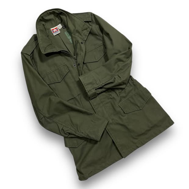 프로퍼 카키 M-65 빈티지 필드 자켓