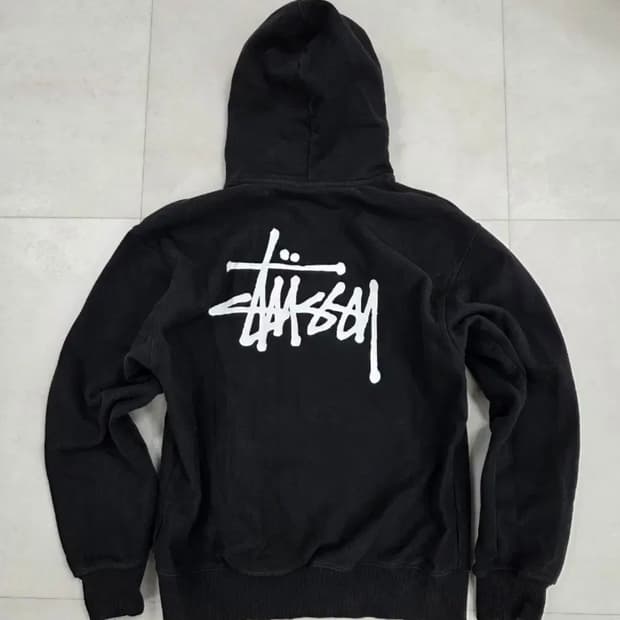 스투시 베이직 후드티 블랙 판매합니다