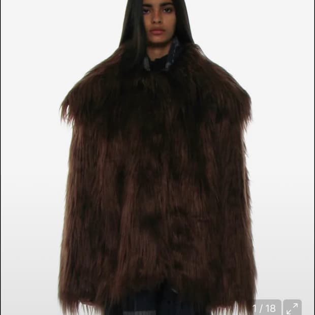 구해요) 파르티멘토 우먼 퍼자켓 브라운