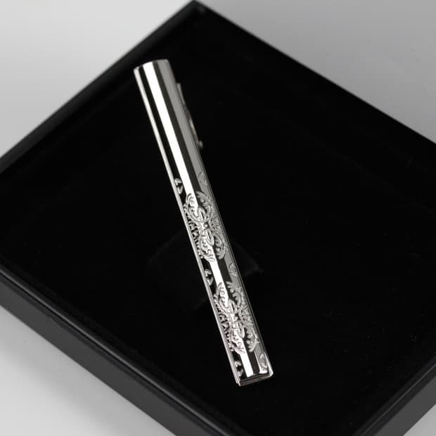 캐서린 햄넷 A+등급 6cm 남자 명품 넥타이핀 빈티지