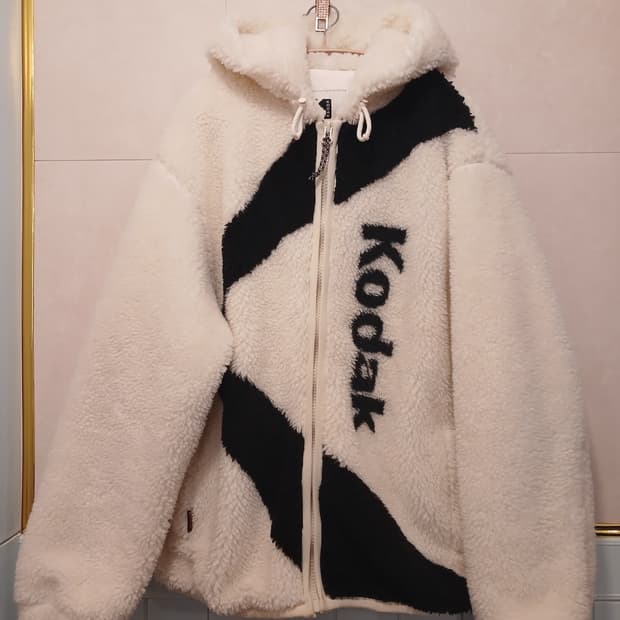 코닥 정품 남성 뽀글이 후드 집업 XL (105) 사이즈