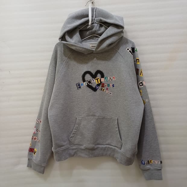 쟈딕앤볼테르 조이하트 기모 후드 티 여성 M 거의새것 사랑봉봉