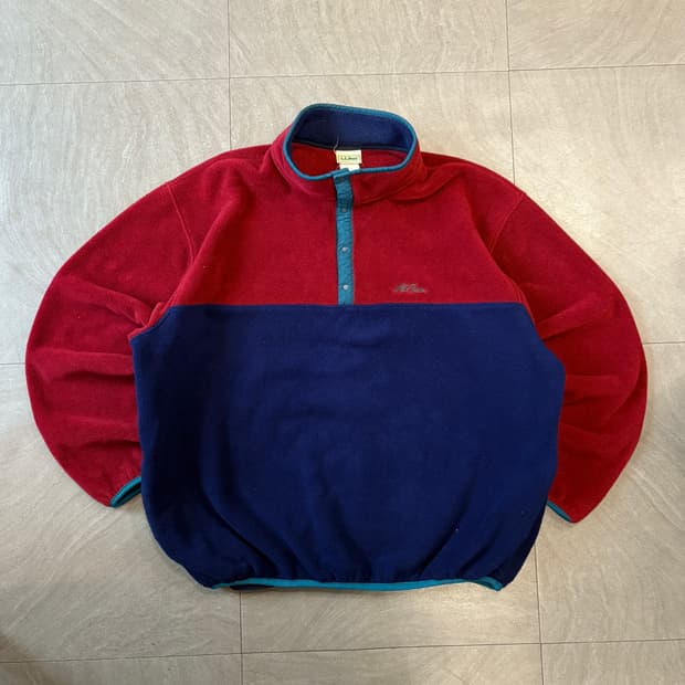 90s L.L.bean 90년대 생산 엘엘빈 투톤 신칠라 스냅티