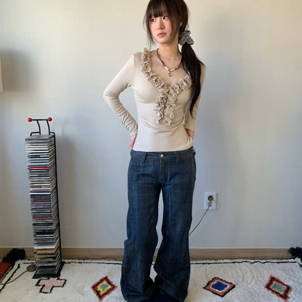 Notify denim stitch pants