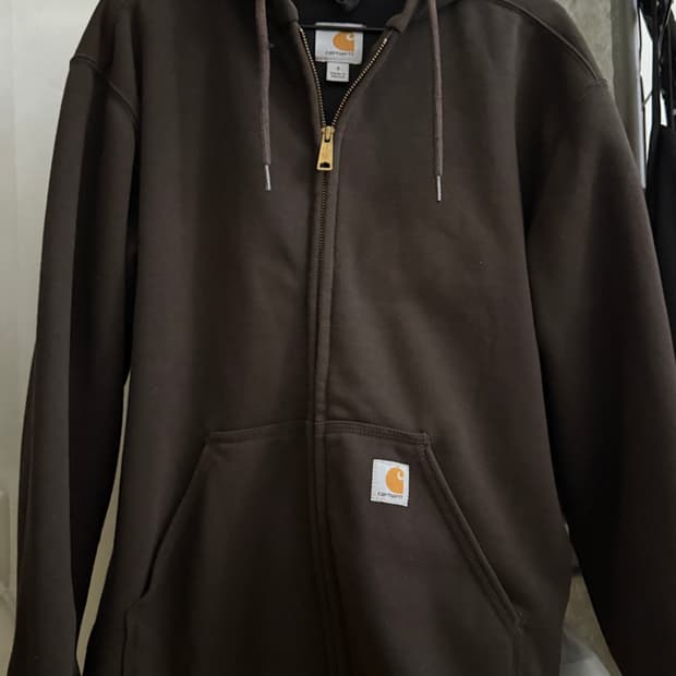 칼하트 써멀 브라운 후드집업