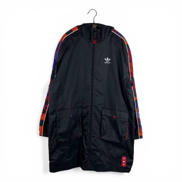 (S) 아디다스 CNY 백로고 리버시블 우븐 바람막이 코트 자켓