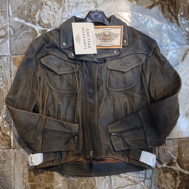 할리데이비슨 소가죽 라이더자켓(새상품) 