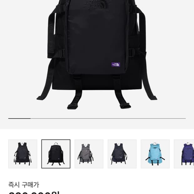 (새상품) 노스페이스 퍼플라벨 코듀라 백팩 