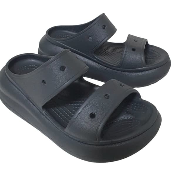 crocs 크록스 크러쉬 경량 키높이 뮬 샌들 사이즈5 220~230사이