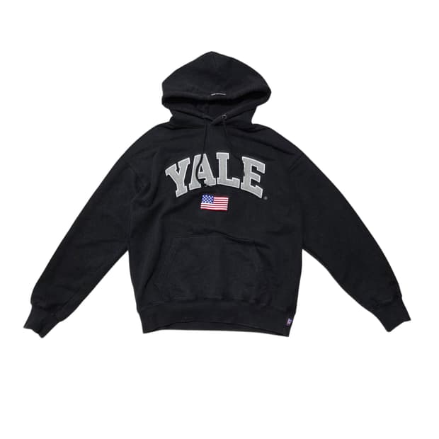 YALE 예일 성조기 빈티지 후드 티셔츠 
