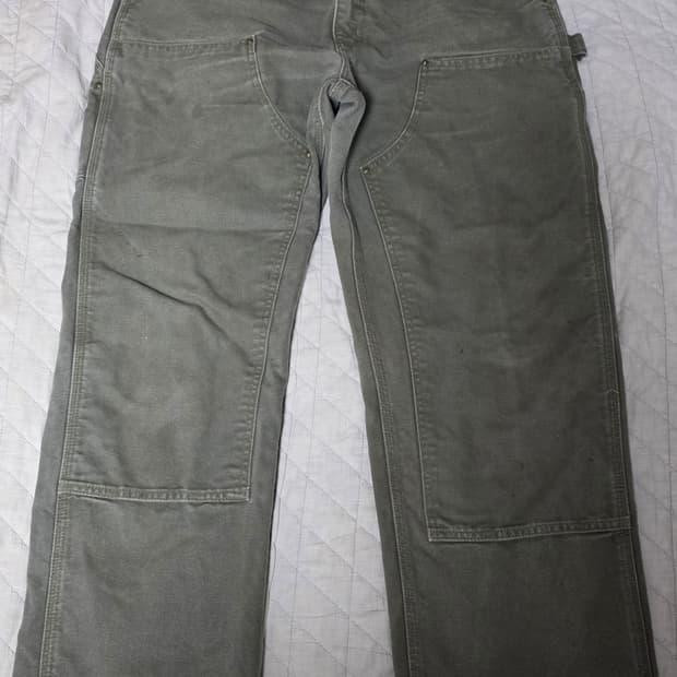 [36X34] 빈티지 칼하트 더블니 MOS 굿컨디션 워크팬츠 M-2