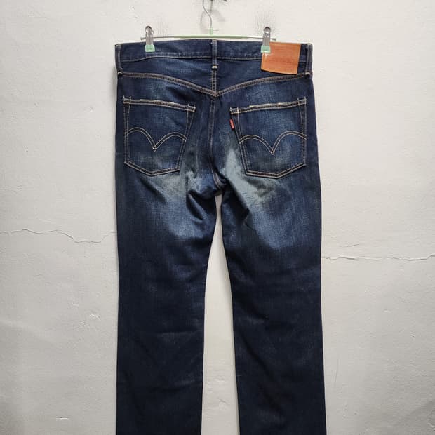리바이스 502 워싱 데님