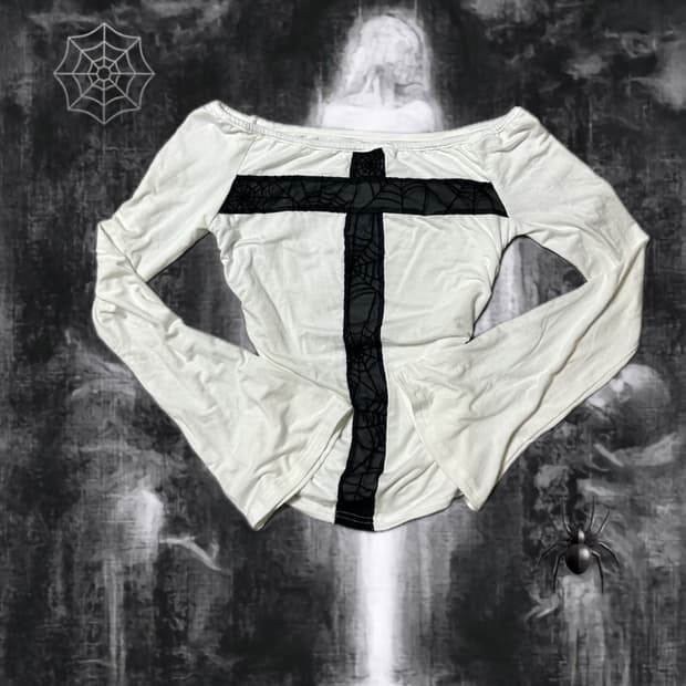 Punk Holy-cross spider longsleeve