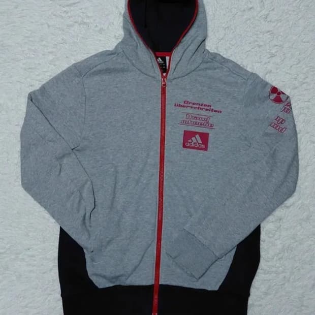 아디다스 CLIMALITE 후드 집업 L