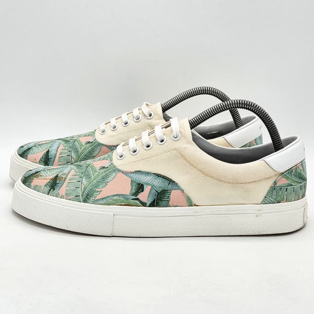 AMIRI 아미리 스몰 반다나 리프 레이스업 스니커즈 (43)