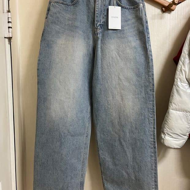 [0] 다이브인 루즈드 와이드 데님 워시드 블루 