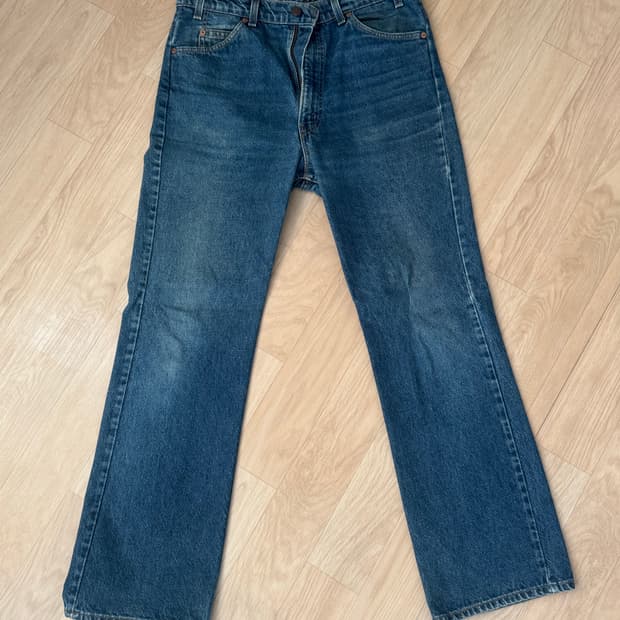 빈티지 리바이스 517 오렌지탭 9O'S MADE IN USA BLUE