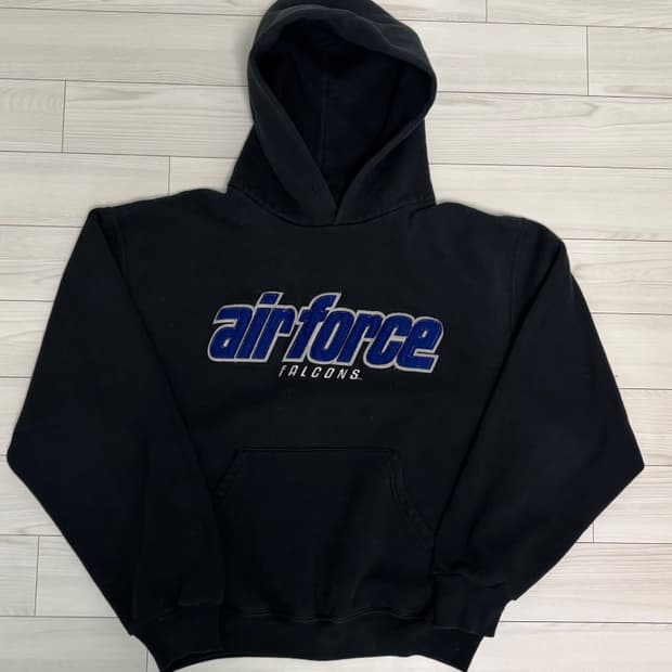 러셀 블랙 후드티 M