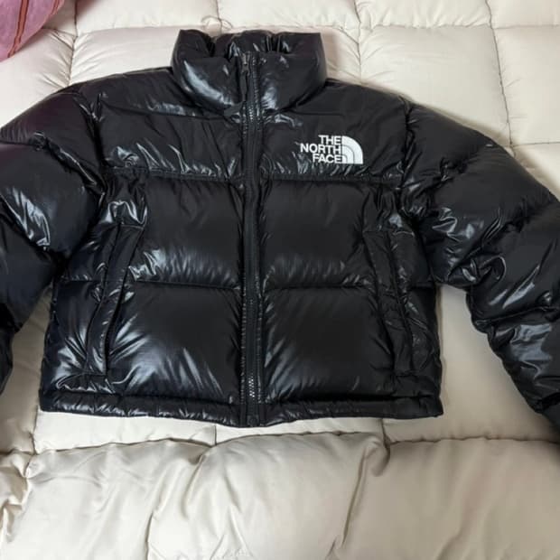 노스페이스 여성 숏 눕시 블랙