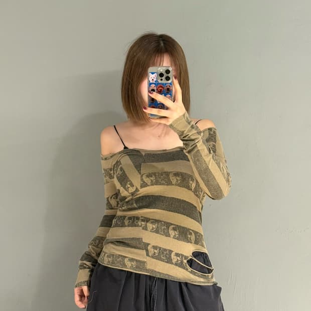 Heaven and Earth cutting long sleeve