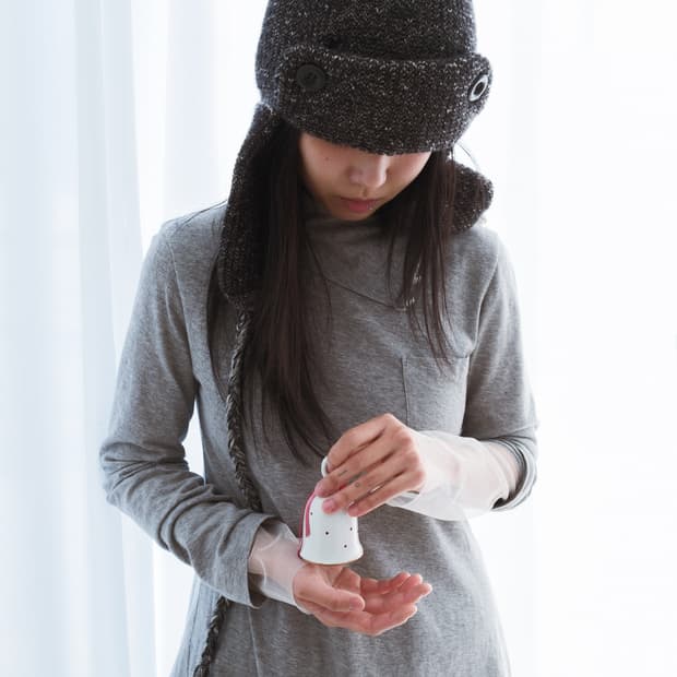 Tulle layered side button top