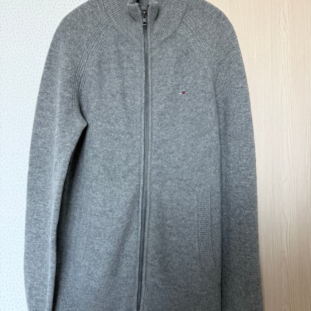 타미힐피거 집업 울니트 