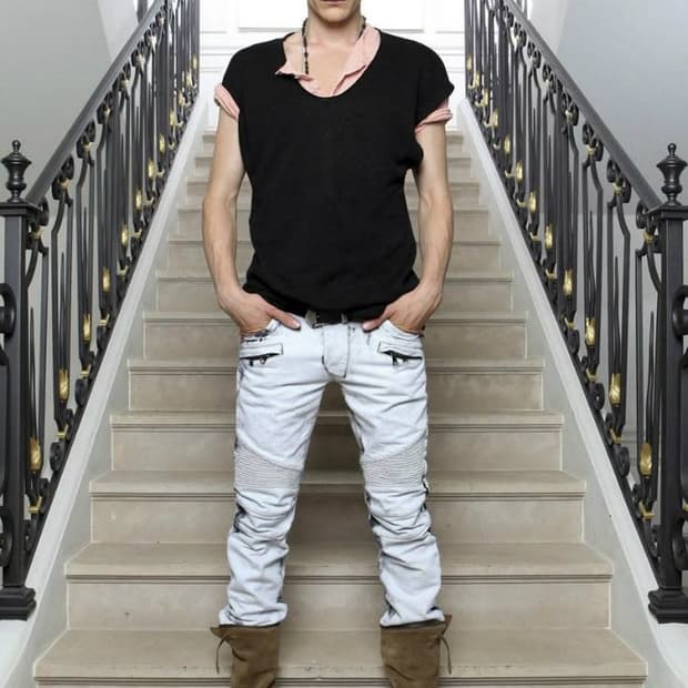 발망 12SS 블리치 셀비지 바이커