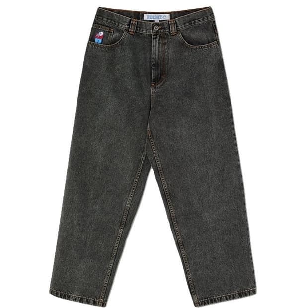 폴라스케이트 빅보이진 워시드 블랙 s