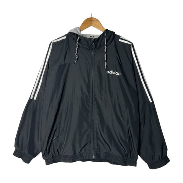 [adidas] 아디다스 올드스쿨 삼선 후드 바람막이