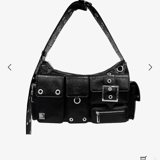 [BLACKPURPLE] Fortress Bag_Black 블랙퍼플 가방