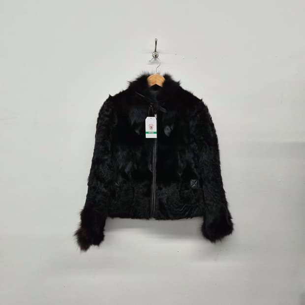 폭스 블랙 퍼 자켓 여성 77