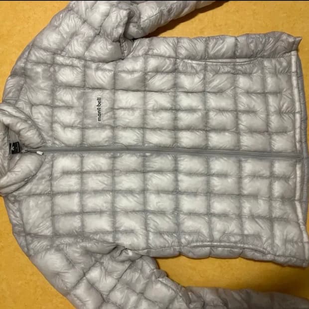 몽벨 플라즈마 1000 다운 자켓 라이트 실버