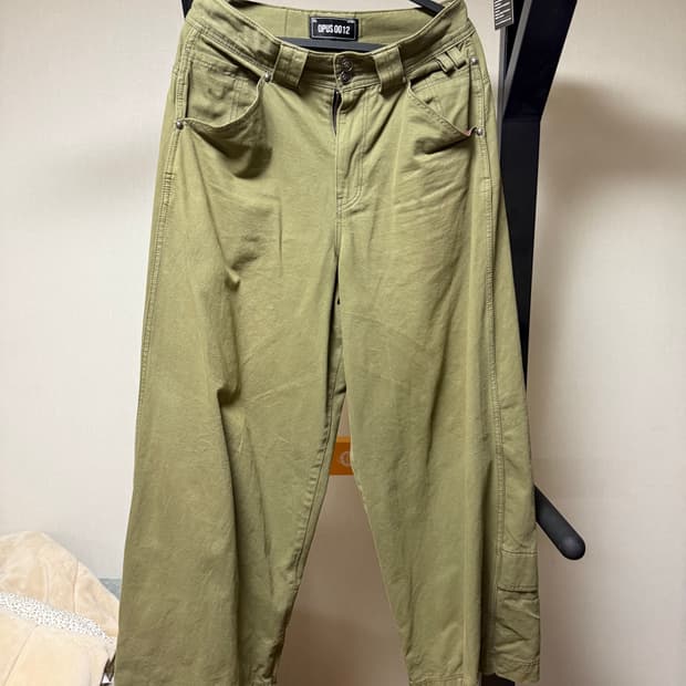 OPUS0012 MELTED COTTON PANTS KHAKI L