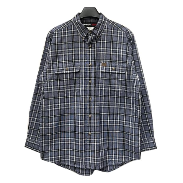 랭글러 RIGGS 워크웨어 체크 셔츠 남방 해외 L