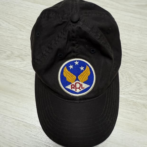 rrl 더블알엘 가먼트 다잉 볼캡 브라운 팝니다