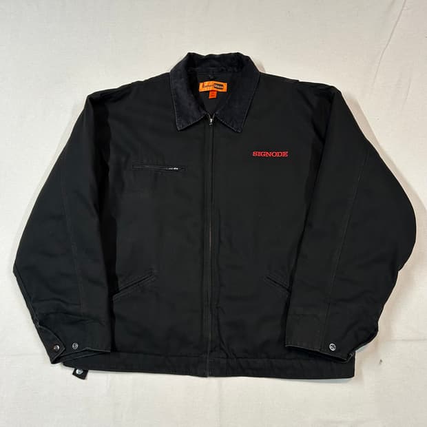 4XL) Corner Stone USA 워크웨어 디트로이트 자켓 블랙