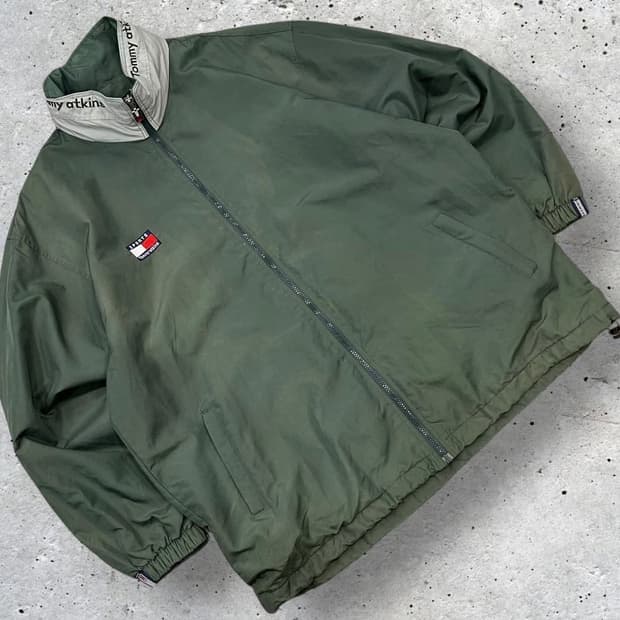 타미힐피거 올드스쿨 바람막이 자켓