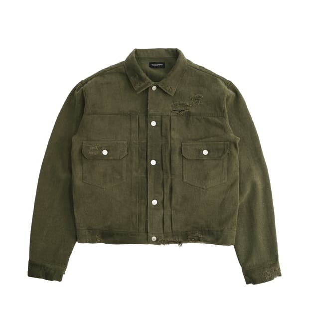 파프롬왓 빈티지 워크자켓 올리브 2사이즈 구매합니다