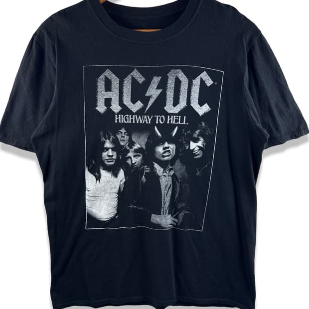 AC/DC 오피셜 하이웨이투헬 앨범아트 밴드티3516