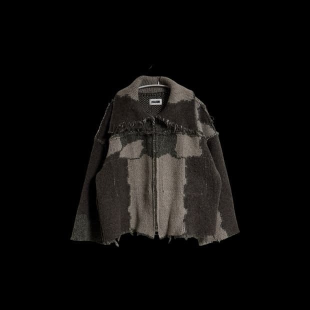 마리아노 울 니트 집업 자켓